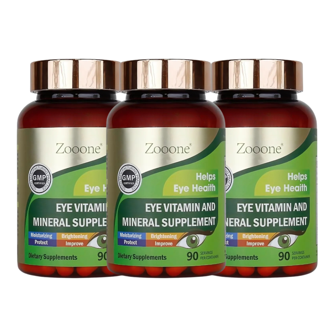 [ONE TIME OFFER] 3 Pack Zoone Lutein Eye Vitamins