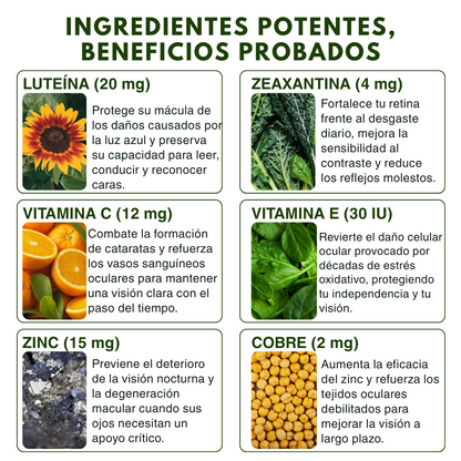 Zoone™ Luteína Vitaminas para los Ojos