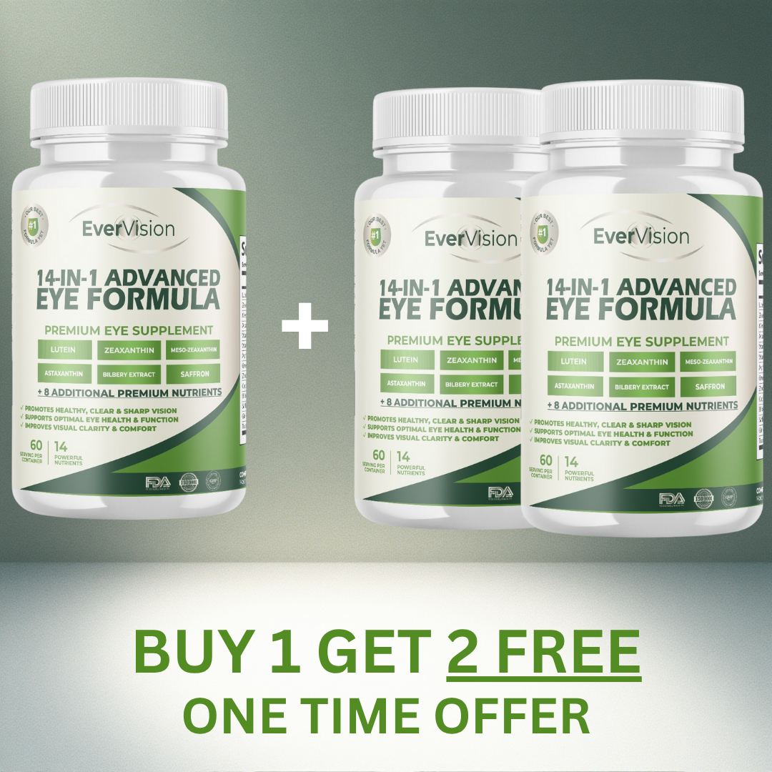 [ONE TIME OFFER] Buy 1 Get 2 FREE EverVision™ Advanced Eye Formula